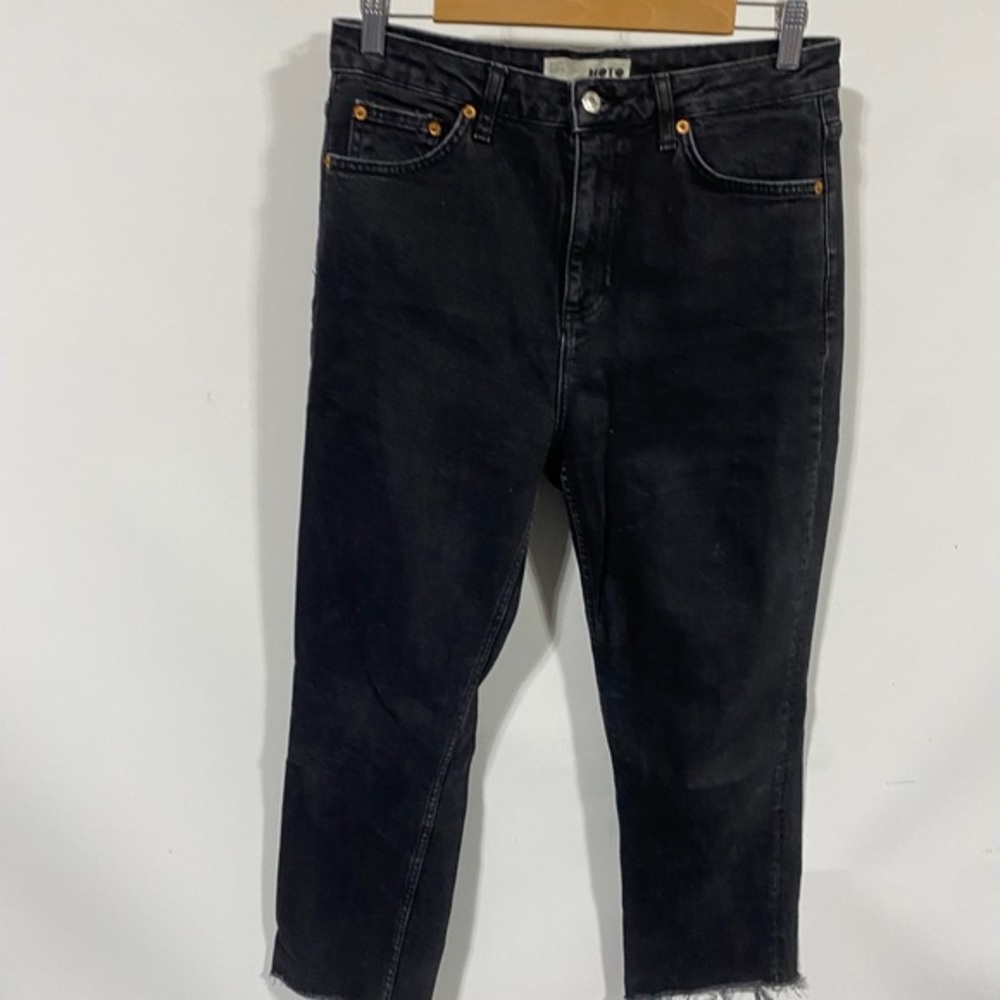 Topshop moto straight leg jeans
